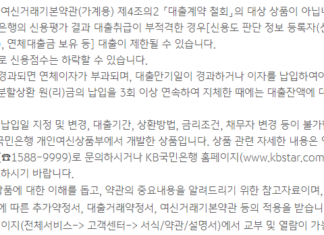 KB국민은행 햇살론17 신청자격, 금리, 필요서류, 취급은행 KB국민은행 햇살론17 유의사항
