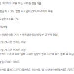 24시간 즉시 대출이 가능한 신한카드의 즉시 대출 상품 신청 자격조건, 연체이자율, 기타수수료, 대출기간, 상환방법, 신청 가능시간, 신청방법