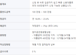 신분증 간편대출 총정리 : 신분증만으로 소액대출이 가능할까? 신분증 간편대출이 가능한 SBI저축은행 스피드론 상품개요, 대출한도, 약정금리, 연체금리, 상환방법, 이자납입방법, 취급수수료