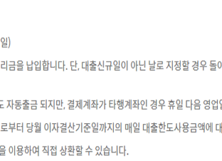 군미필 저축은행 대출 BEST 상품 총정리 – 모바일 및 대학생 신청 가능 군미필 저축은행 대출인 사이다뱅크 비상금대출의 이자납입방법