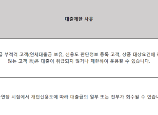 연체 기록 대출에 영향주는 이유 – 장기연체자, 단기연체자 필독 연체 기록 대출에 영향주는 이유 - 대출제한 사유에 해당됨