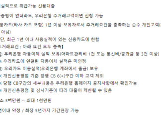 1000만원 36개월, 48개월 대출시 발생하는 이자는 얼마일까? 1000만원 36개월 대출 가능한 곳인 우리은행 홈마스터론 대출 자격조건, 한도, 기간, 특징
