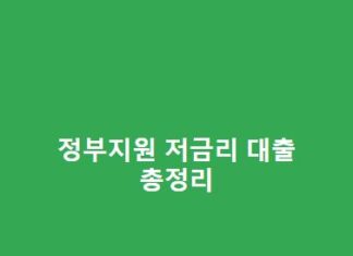 정부지원 저금리 대출 종류, 한도, 금리, 가능한 곳, 자격조건 총정리 정부지원-저금리-대출-종류-한도-금리-가능한-곳-자격조건-총정리-1